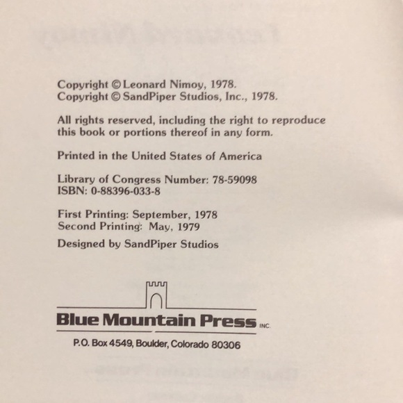 Vintage Leonard Nimoy books of poems - Picture 4 of 5